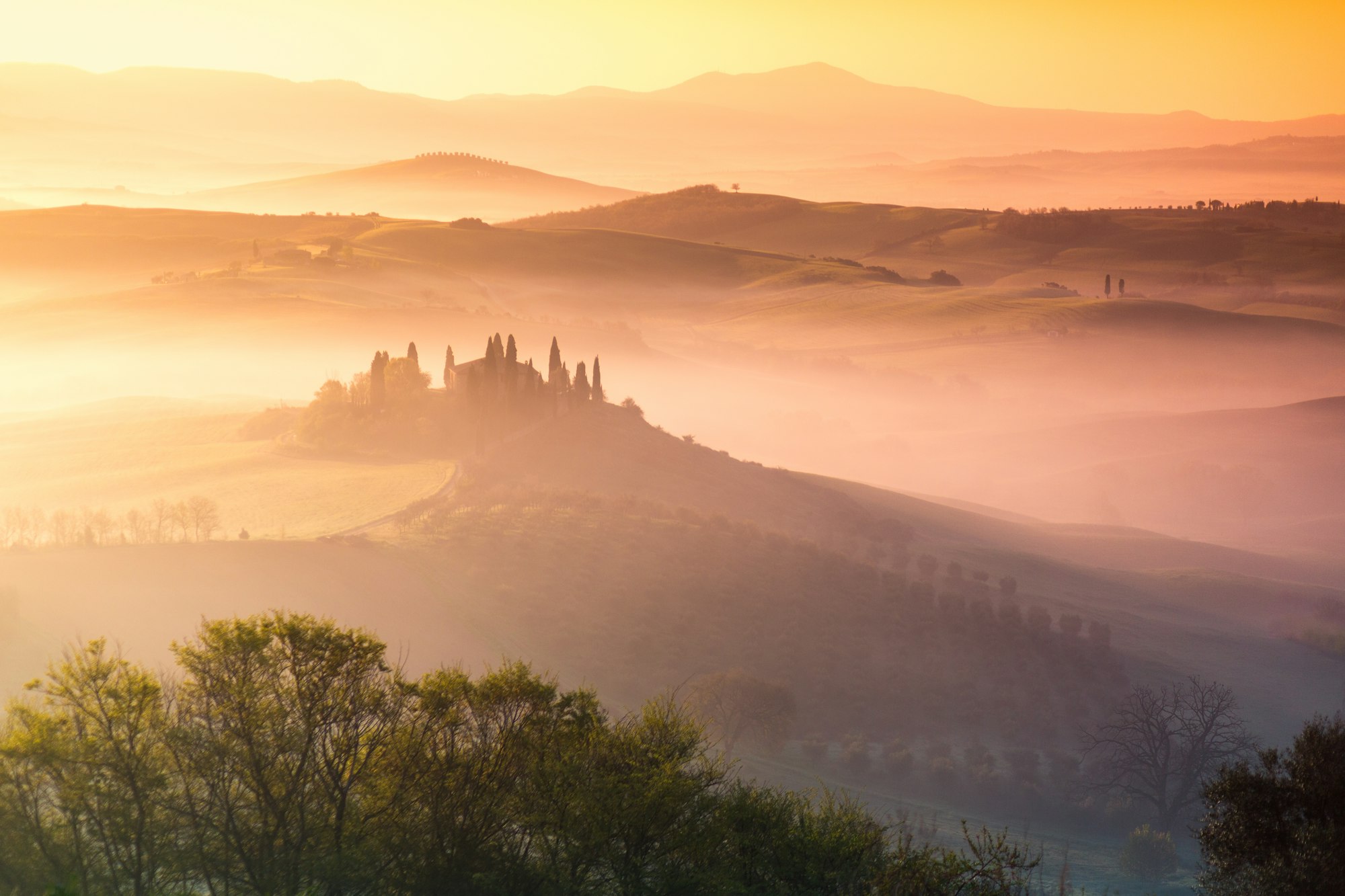 Beautiful landscape of Tuscany